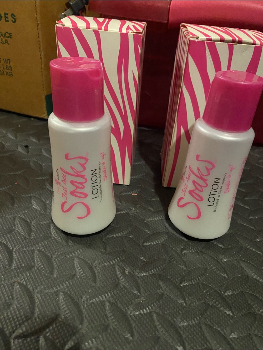 Pink Zebra White Box with Pink Accents - Pink Zebra